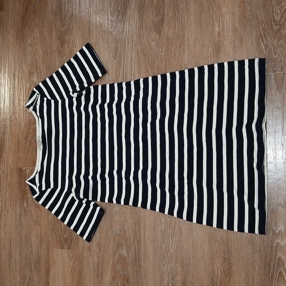 (S) GAP 100% Cotton Nautical Striped Knit Dress Casual Comfortable Weekend